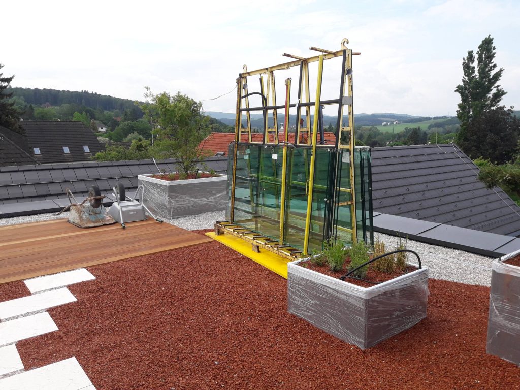 Dachterrasse Bodenausstattung